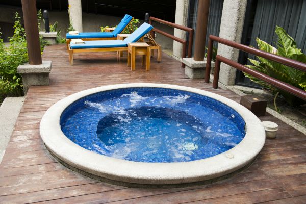 Hot Tub Deck Construction in Valencia